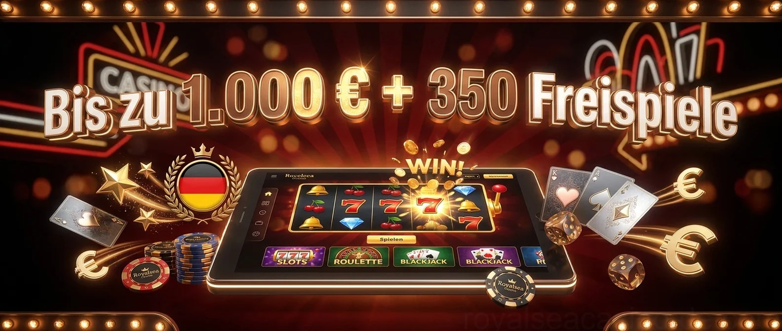 Bis zu 1.000 €+ 350 Freispiele